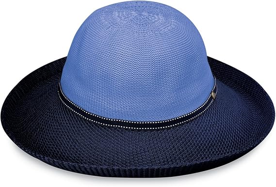 Wallaroo Womens Victoria Two-Toned Sun Hat UPF 50+ Sun Protection, Wide Brim, Adjustable, Cotton Lining, Summer Holiday