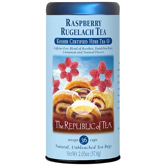 The Republic of Tea - Raspberry Rugelach Red Herbal Tea - 36 Tea Bags