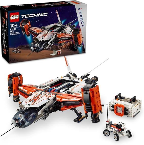 LEGO Technic VTOL Ağır Kargo Uzay Gemisi LT81 42181-10 Yaş ve Üzeri Uzay Meraklısı Çocuklar için Yaratıcı Oyuncak Yapım Seti