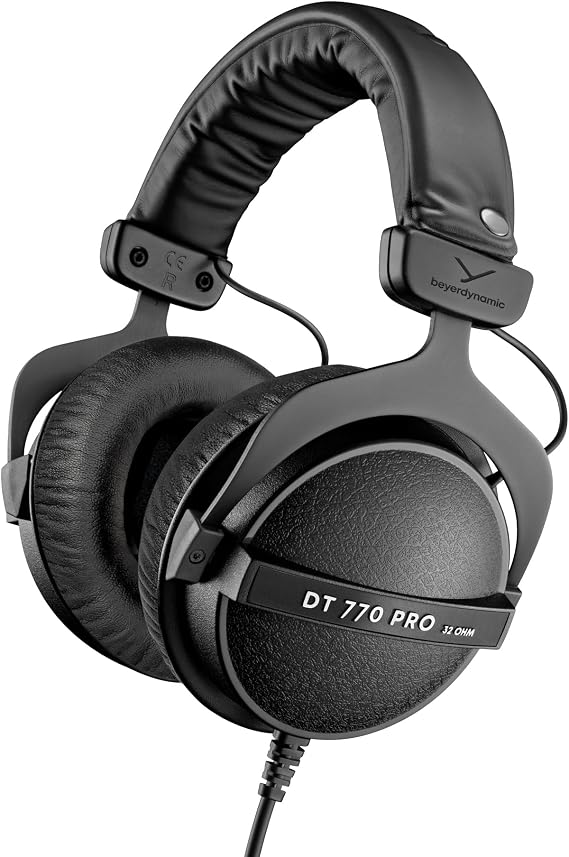 beyerdynamic DT 770 PRO Closed-Back Studio Headphones - 32 Ohm