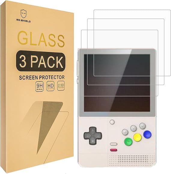 Mr.Shield 3-Pack Tempered Glass Screen Protector for Retroid Pocket Classic