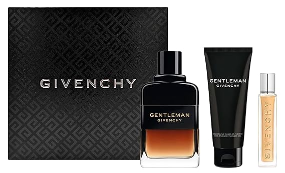 Givenchy Gentleman Reserve Privee Gift Set (Eau de Parfum Reserve Privee 3.4 Fl. Oz + Shower gel 2.5 Fl. Oz + Travel Size 0.42 Fl.Oz)