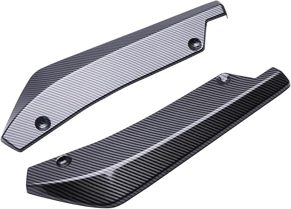 Compatible With Kia Forte Stinger Optima 2012-2022 Rear Bumper Splitter Diffuser Canard Wrap Spoiler Side Fender Skirt Lip(Carbon Fiber)