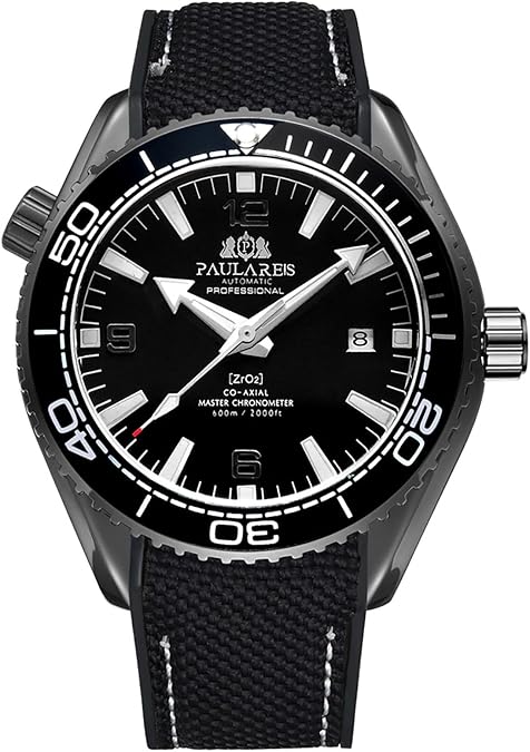 MASTOP Automatic Watches for Men Self Winding Mechanical Watch with Luminous Hands Date Display Water Resistant Durable Stainless Steel Case