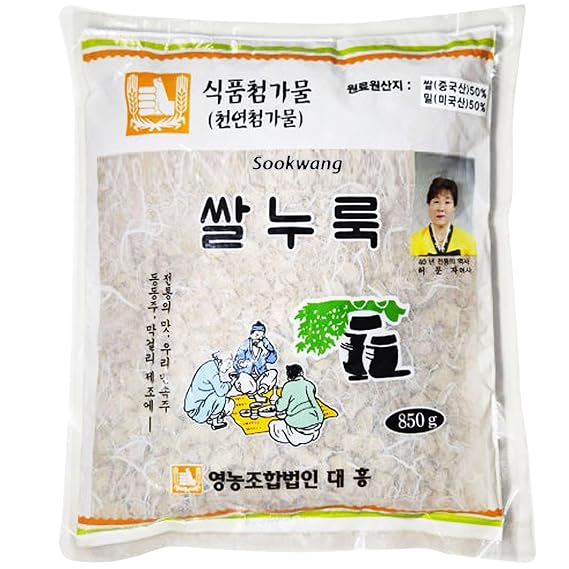 Korea Rice Koji Fermentation Starter, Andong Nuruk Yeast for Home Brewing, Korean Traditional Drink Makgeolli_29.98 oz (850g)