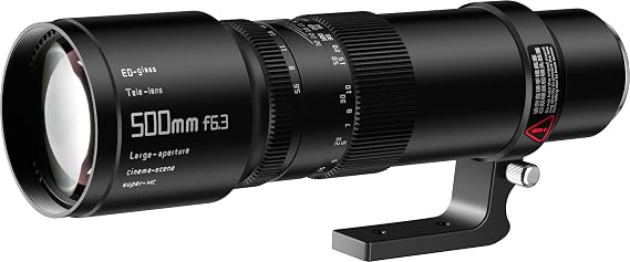 TTArtisan 500mm F6.3 Telephoto Lens Full Frame Camera Lense Compatible with Nikon Z Mount Cameras Z5, Z6, Z7, Z6II, Z7II, Z9, Z8, Z50, ZFC, Z30