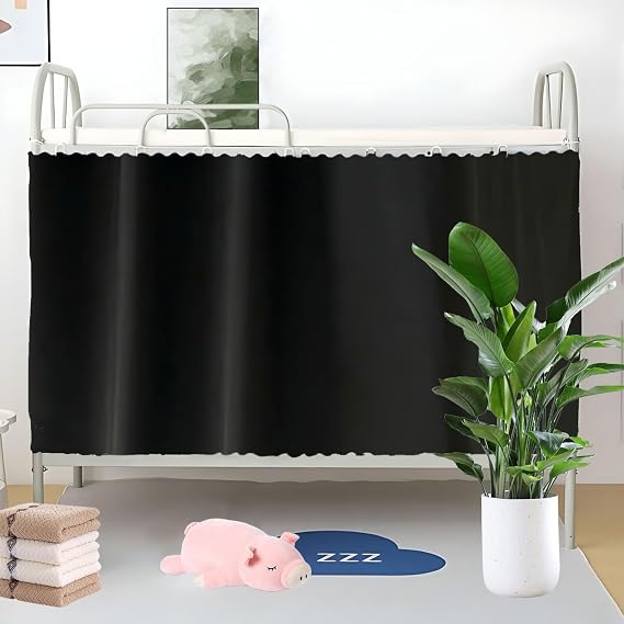 1 Panel Blackout Bottom Bunk Bed Curtains with Shading Coating