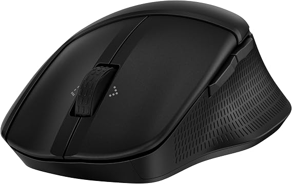 HP 480 Comfort Bluetooth Mouse - Contoured Shape - Connect up to 3 Devices via Bluetooth 5.3-6 Programmable Buttons - Multi-OS Compatible - Soft Side Grips, Quiet Clicks - Multi-Surface Traction