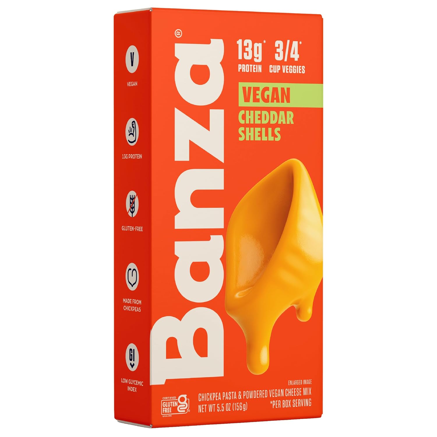 Banza Shells Mac N Cheese Chddr 5.5 OZ