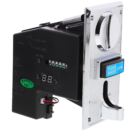 Cabilock Roll Counter for Washing Machine Multiple Selector for Game Coins Coin Pusher Machine Coin Sorter for Arcade
