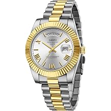 NIBOSI Men Watches Analog Quartz Stainless Steel Watches for Men Waterproof Business Classic Desiger Wrist Watch Day&Date