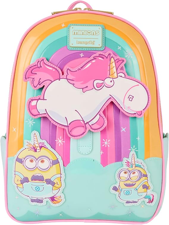Loungefly Universal Minions Fluffy Unicorn Mini Backpack