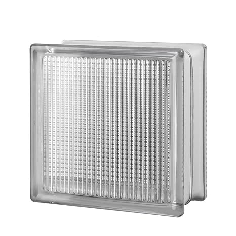 8 x 8 x 4 Light Diffusing Glass Block