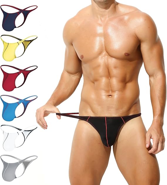 KAREN SPACE Thong Sexy T-Back Underwear Low Waist G-String Comfortable and Breathable