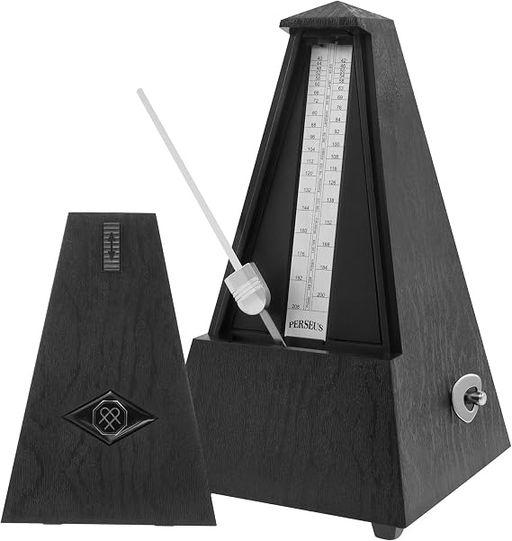 Mechanical Metronome, Universal Metronome for Piano Guitar Ukulele Violin Drums Saxophone Loud Sound and High Precision Track Beat and Tempo for Beginners Musician