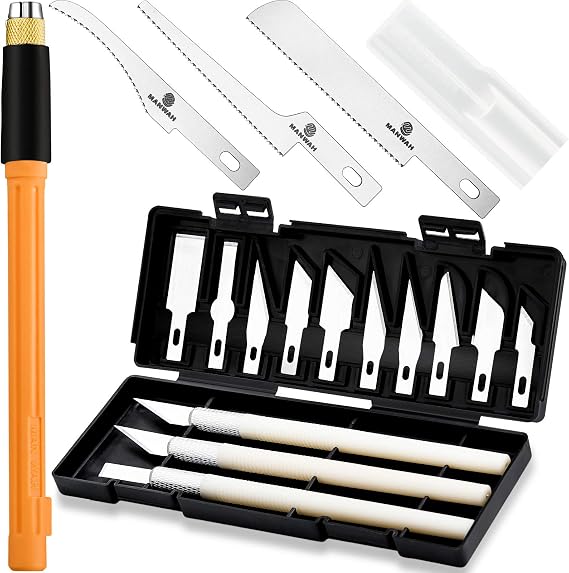 2 Sets Model Craft Hand Hobby Saw Kit for Miniatures Handcrafted DIY Models