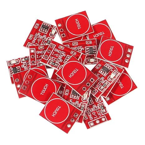 20PCS TTP223 Capacitive Touch Switch Button Sensor Module Self Locking for Arduino...