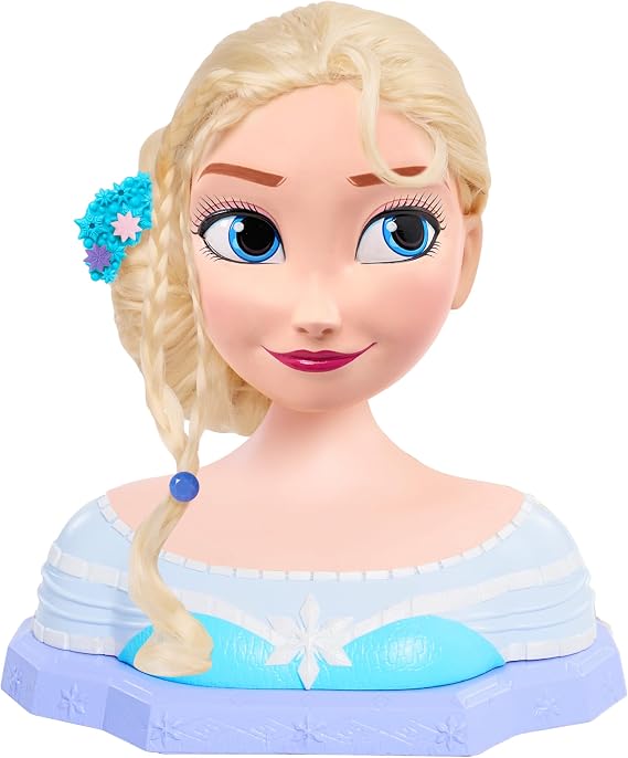 Disney Frozen Elsa Deluxe Styling Head, Kids Toys for Ages 3 Up by Just Play
