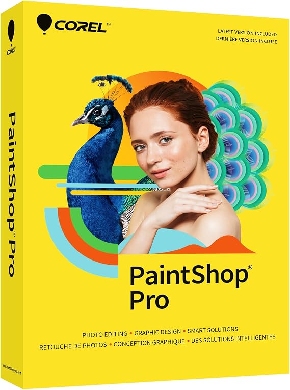 Corel PaintShop Pro 2023 | Powerful Photo Editing & Graphic Design Software [PC Key Card]