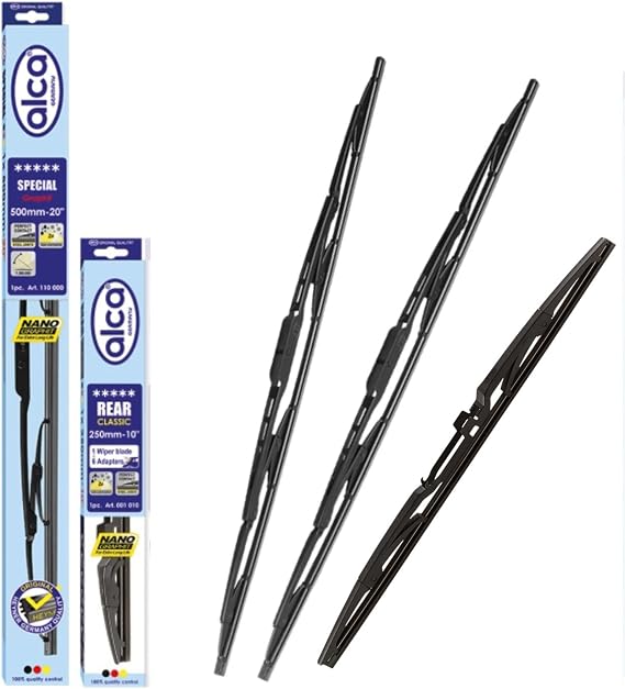 Fits Nissan Juke 2010-2017 Alca Germany Universal Windscreen Wiper Blades 22"14"12" Front Rear Hook Type AU2214H12ARC