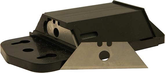 Red Devil 325102 100 Pack Hanging Dispenser Utility Knife Blades, Black