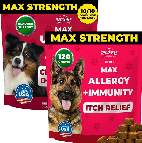 MAX Urinary Tract + MAX Allergy Chews for Dogs