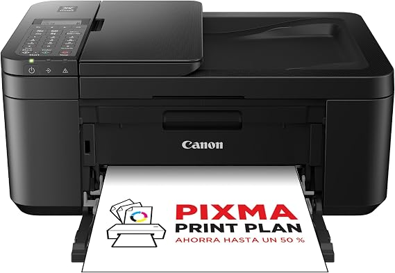 Canon PIXMA TR4750i - Multifunction Wireless Printer 4-in-1 - Print, Scan, Copy, Fax - Front/Back, ADF 20 Sheets, 4x6 Borderless Photo Printing, Compatible with PIXMA Print Plan, Black