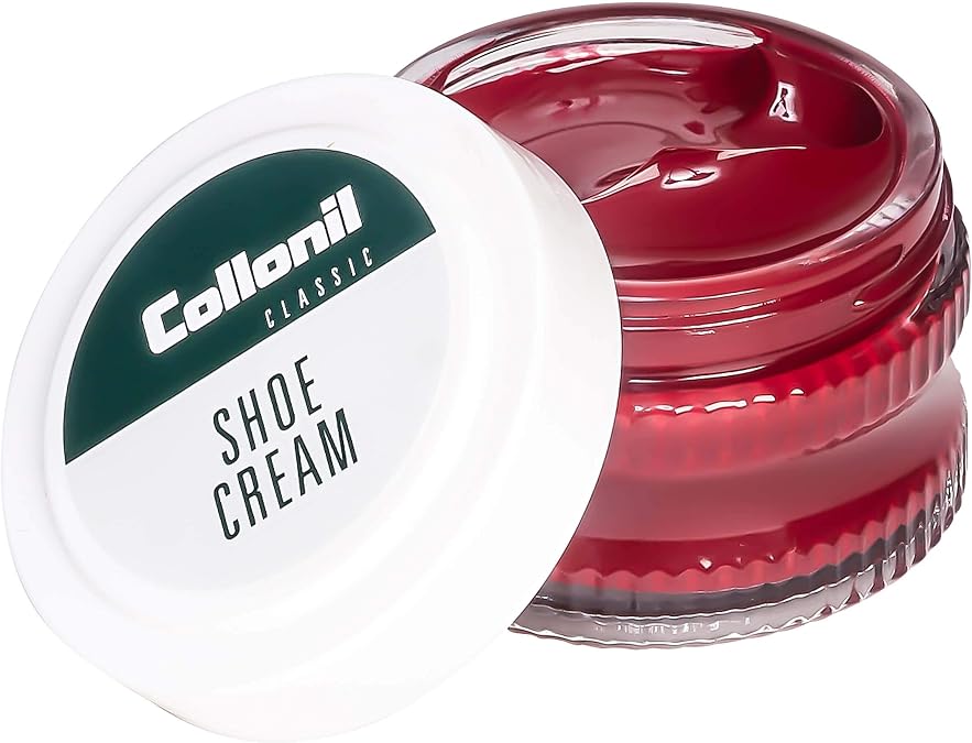Collonil Red Cream Polish for smooth leather Shoes Boots Handbags