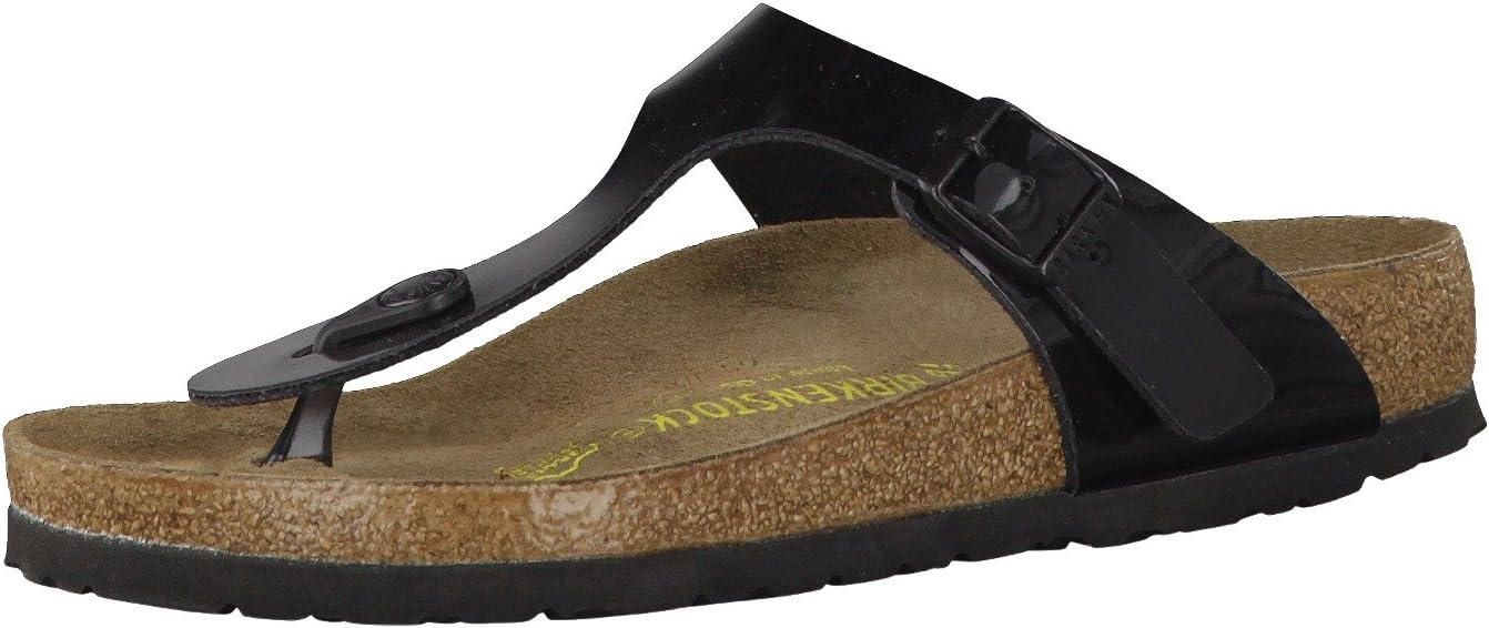 Birkenstock Schuhe Gizeh Birko-Flor Normal, Black, 42