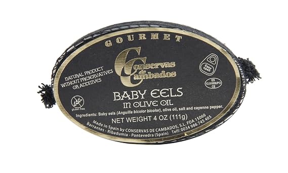 Angulas - Tiny Baby Eels in Olive Oil