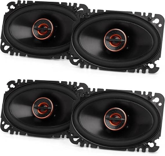 Infinity REF467F 4x6 in Two-Way Car Speaker (2) Pairs Bundle