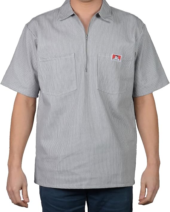 Ben Davis Short Sleeve 1/2 Zip Shirt
