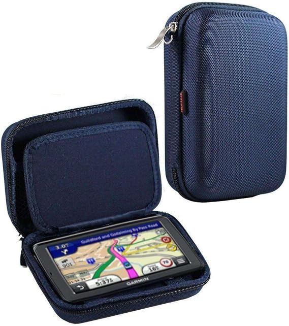 Navitech Blue Hard GPS Carry Case Compatible with Binatone U435 4.3 Inch Sat Nav
