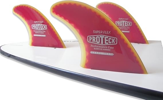 SurfCo - Pro Teck 4.50" Super Flex Thruster Set for Future