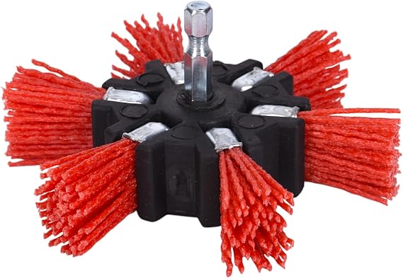 Century Drill and Tool 77341 Coarse Nylon Flap Brush, 4-Inch (80 Grit)