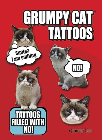 Grumpy Cat Tattoos (Dover Little Activity Books: Pets)