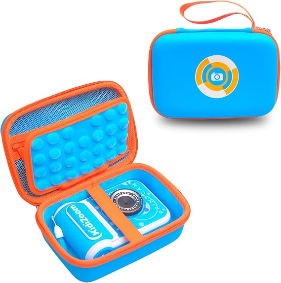 Carrying Protective Storage Case For VTech Kidizoom Printcam/Duo/Duo DX/Duo Deluxe/Twist/Pix Selfie Camera (Light Blue for vtech kidizoom printcam)