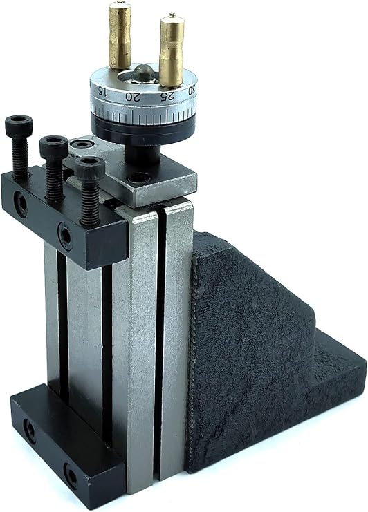 Buyohlic Tool Post Mini Vertical Milling Slide for Lathe Machine- Metalworking Tool