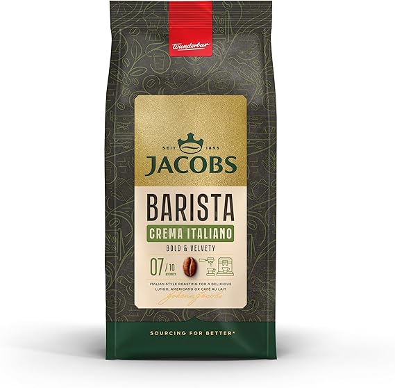 Jacobs Barista Editions Crema Italiano Bean Coffee, 1 kg