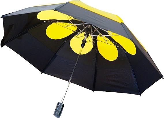 GustBuster Metro 43-Inch Automatic Umbrella (Echo Black/Yellow)
