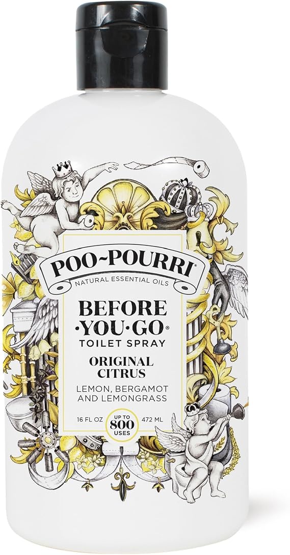 Poo-Pourri Before-You-Go Toilet Spray Refill, Original Citrus, 16 Fl Oz
