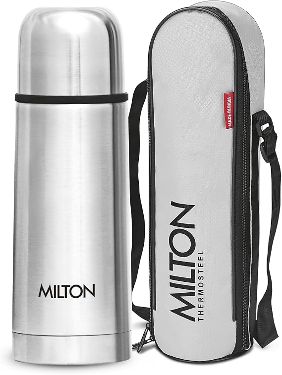 Milton Small Flask 350 ml (12 oz) Insulated Bottle with Cover, Flip Lid