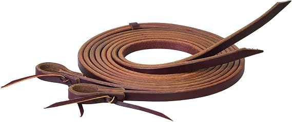 Weaver Leather Unisex Adult Split Horse reins, Golden Chestnut, 5 8 x US