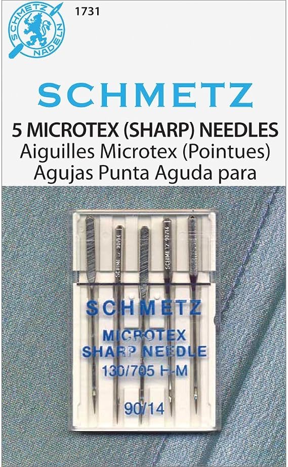 Microtex Sharp Machine NeedlesSize 14/90 5/Pkg