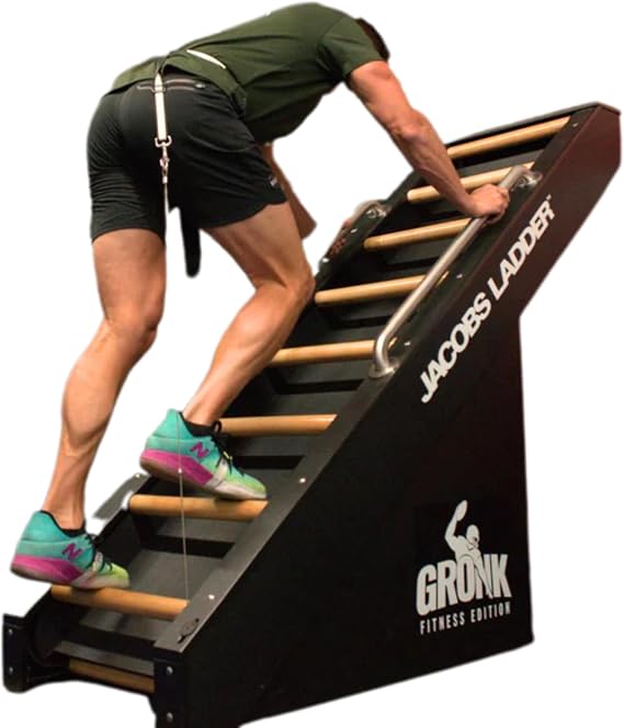 Jacobs Ladder Gronk Edition Step Machine, Gronk Edition, Black, 300 lb