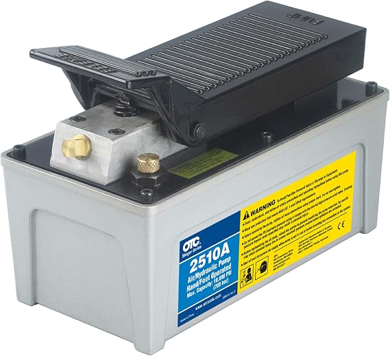 OTC 2510A 10,000 PSI Pedal Control Air/Hydraulic Pump