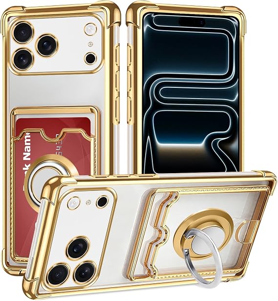 Compatible with iPhone 18 pro/17 pro case, thin and lightweight TPU ring