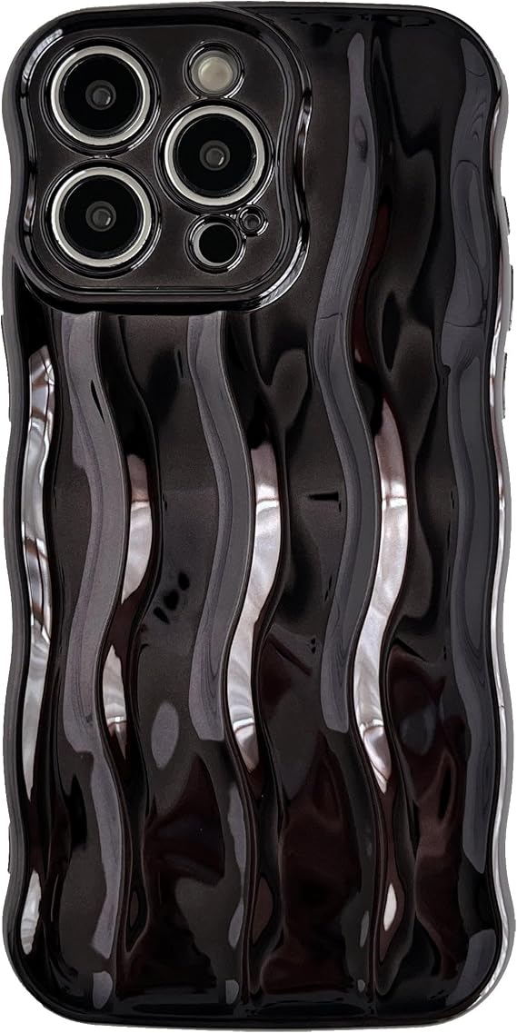 Caseative for iPhone 15 Pro Max Case, Light Black