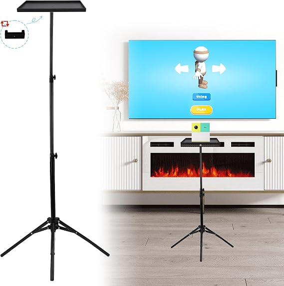 Tripod Stand for Nex Playground Game System, Projector Stand Tripods, Adjustable Height Compatible with Nex Playground Console, Nex Playground's Accessories for Indoor and Outdoor.