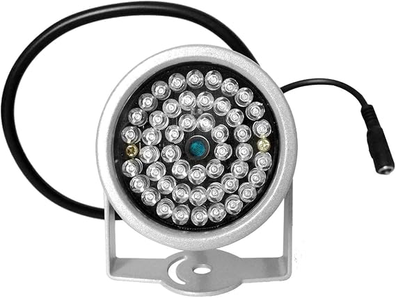 IRS48 WideAngle 60-80 Degree 48pc Power LED IR Illuminator (12V DC 500mA Power Adapter NOT Included)